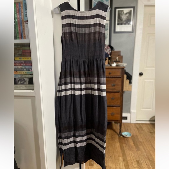 Ace & jig chalet sleeveless maxi custom in obsidian double gauze small - Picture 1 of 5
